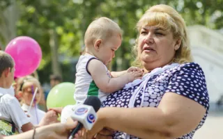 В Севастополе состоялся Парад счастливых семей