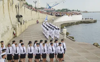 В Севастополе состоялась генеральная репетиция Дня ВМФ 
