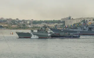 В Севастополе состоялась генеральная репетиция Дня ВМФ 