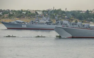 В Севастополе состоялась генеральная репетиция Дня ВМФ 