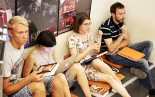 Севастопольцы писали диктант по русскому языку в «Атриуме»