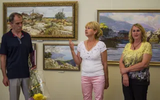 «Все краски Крыма». Открылась выставка Виктора Бабочиева