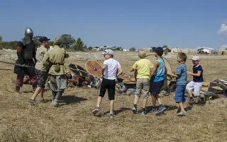 Площадка Древней Руси на Крымском военно-историческом фестивале