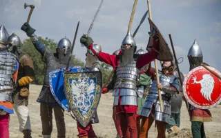 Площадка Древней Руси на Крымском военно-историческом фестивале