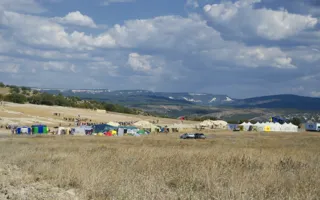 Площадка Древней Руси на Крымском военно-историческом фестивале