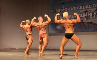 Отборочный турнир на Чемпионат России по бодибилдингу. Парни