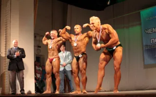 Отборочный турнир на Чемпионат России по бодибилдингу. Парни