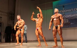 Отборочный турнир на Чемпионат России по бодибилдингу. Парни