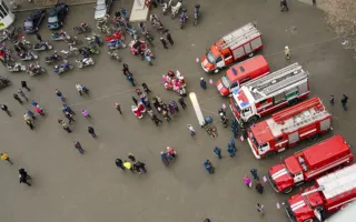 В Севастополе состоялась выставка пожарной техники