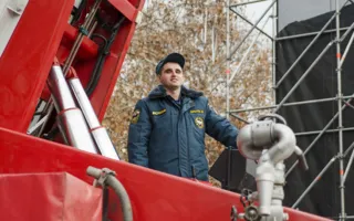В Севастополе состоялась выставка пожарной техники