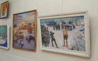 В Союзе художников открылась последняя выставка уходящего года