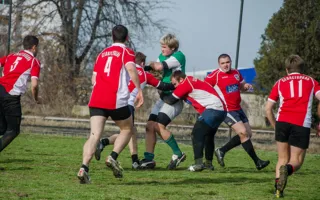 Состоялся товарищеский матч по регби между «Патриотом» и «КИПУ»