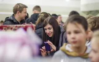 Прошла «мурлыкающая» выставка «Валентинка для кота»