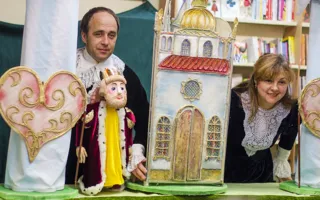 В «Атриуме» показали кукольный спектакль «Заколдованная принцесса»