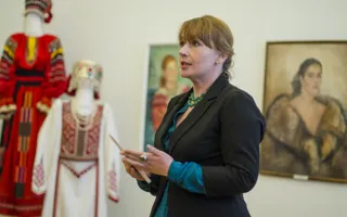 Открылась юбилейная выставка Ольги Чистяковой