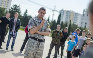 В Севастополе провели армейский марш-бросок