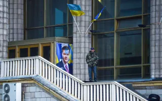 В Москве воссозданный для киносъёмок Майдан напугал горожан
