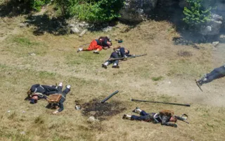 В День Исторического бульвара воссоздали бой за Севастополь