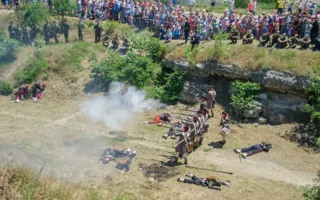 В День Исторического бульвара воссоздали бой за Севастополь
