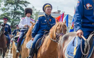 В Севастополе завершился конный переход казаков юга России