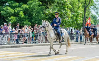 В Севастополе завершился конный переход казаков юга России