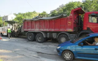 В Севастополе начался ремонт главного городского выезда