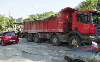 В Севастополе начался ремонт главного городского выезда