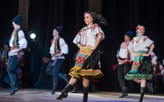 В Севастополе выступил ансамбль народного танца имени Моисеева