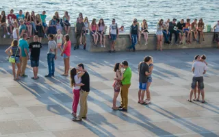 В Севастополе отметили всемирный день поцелуя