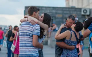 В Севастополе отметили всемирный день поцелуя