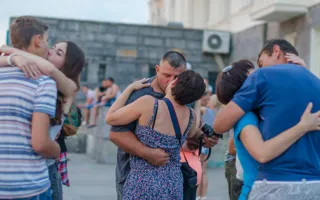 В Севастополе отметили всемирный день поцелуя