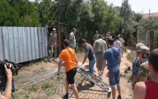 На Фиоленте снесли забор, преграждавший доступ к морю