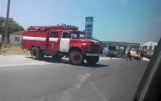 Под Белогорском «Москвич» «встретился» с иномаркой