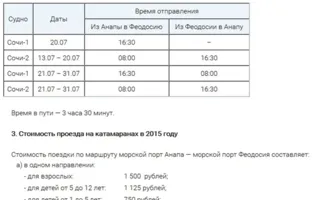 На маршруте Анапа — Феодосия запустили ещё один катамаран