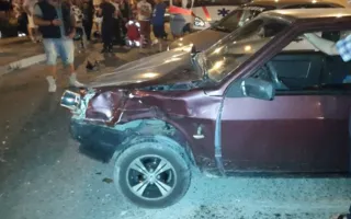 На «Остряках» в аварии пострадал мотоциклист
