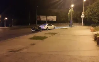 На «Остряках» в аварии пострадал мотоциклист