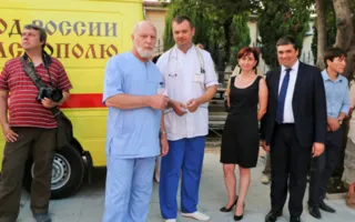 ​Севастополю подарили детский реанимобиль