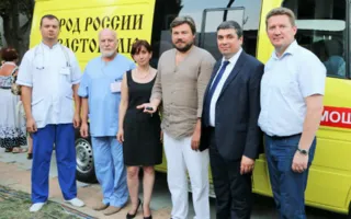 ​Севастополю подарили детский реанимобиль