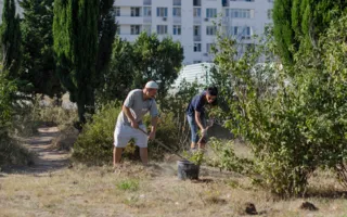 В заброшенном парке на улице Корчагина состоялся «Динофест»