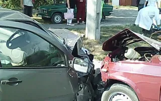 В Крыму столкнулись «Лада Калина» и «Жигули». Пострадали трое