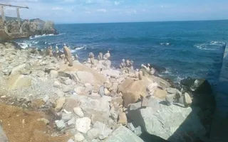 Очевидное-невероятное: под Алуштой «выросли» каменные «кактусы»