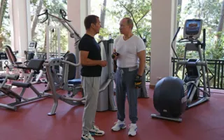 Путин и Медведев провели совместную тренировку в Сочи