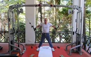 Путин и Медведев провели совместную тренировку в Сочи