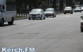 В Керчи из-за «парадной» разметки водители ездят по «встречке»