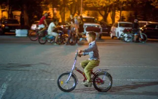 Ночной велопробег в Севастополе. Фоторепортаж