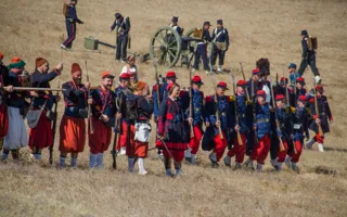 В Крыму состоялась реконструкция Альминского сражения