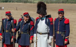 В Крыму состоялась реконструкция Альминского сражения