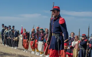 В Крыму состоялась реконструкция Альминского сражения