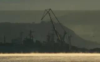 ​Севастопольское море «парит» из-за резкого похолодания воздуха