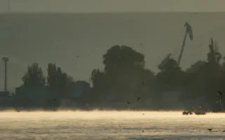 ​Севастопольское море «парит» из-за резкого похолодания воздуха